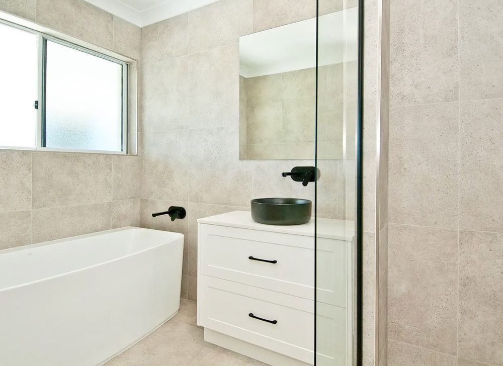 High-quality tiles in a Gold Coast bathroom