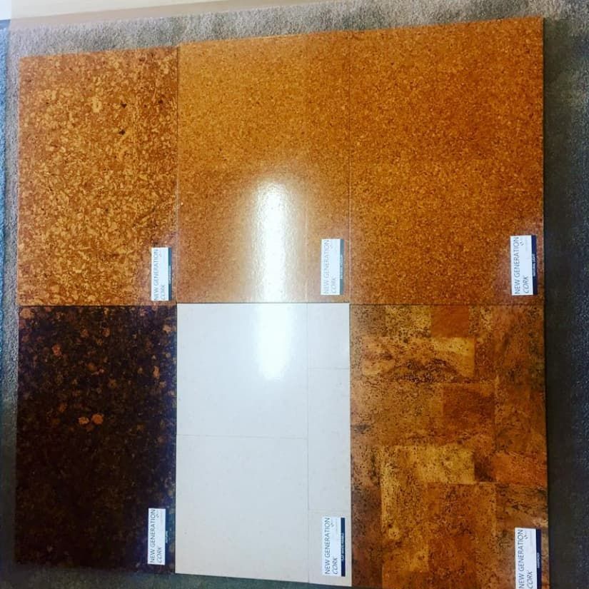 There Are Many Different Types of Cork Tiles on Display — Totally Flooring Gold Coast In Bundall, QLD
