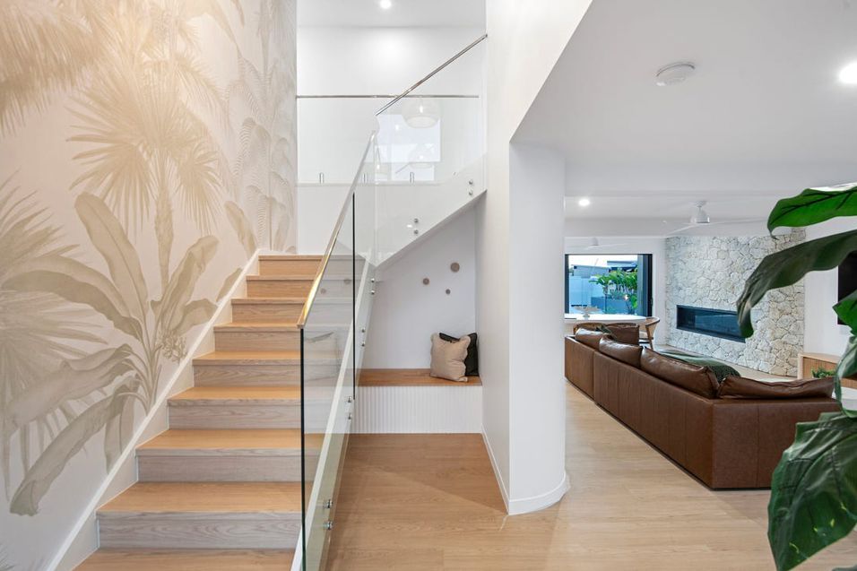 A luxury Gold Coast home with timber flooring