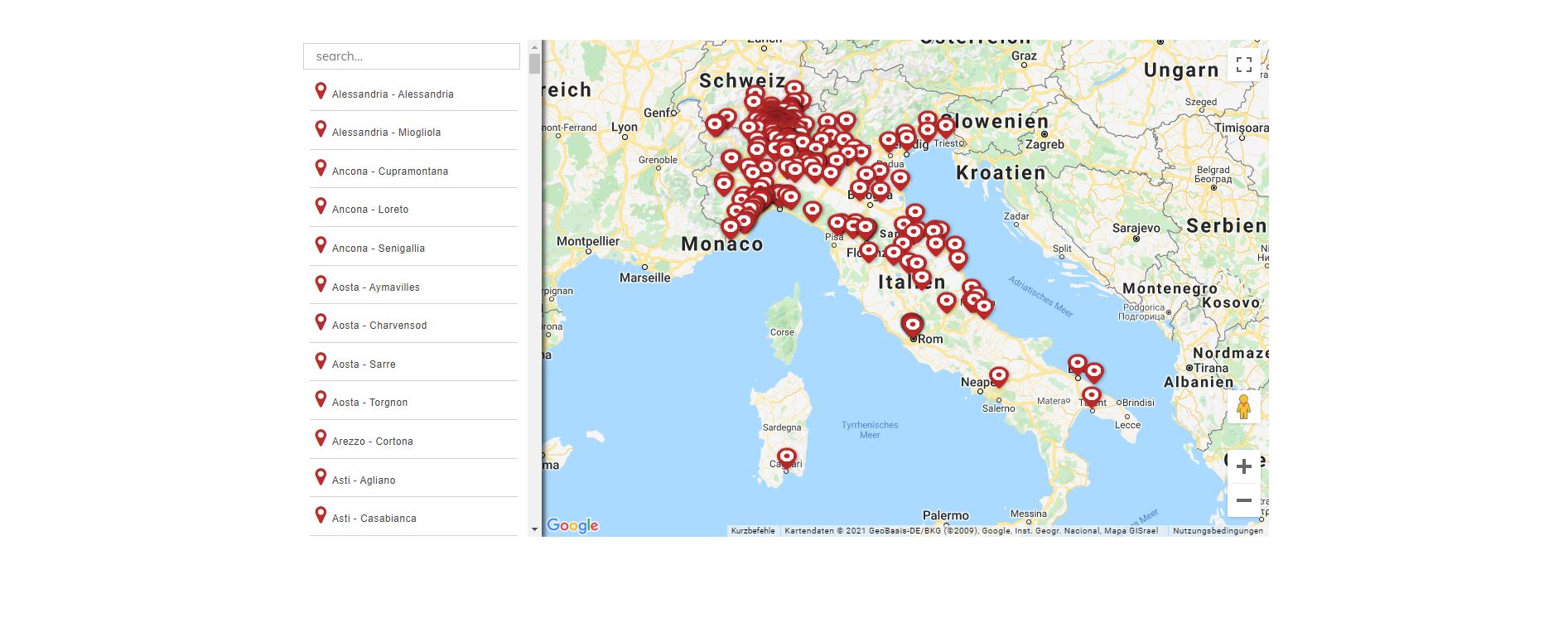 Carte ecodry Italia