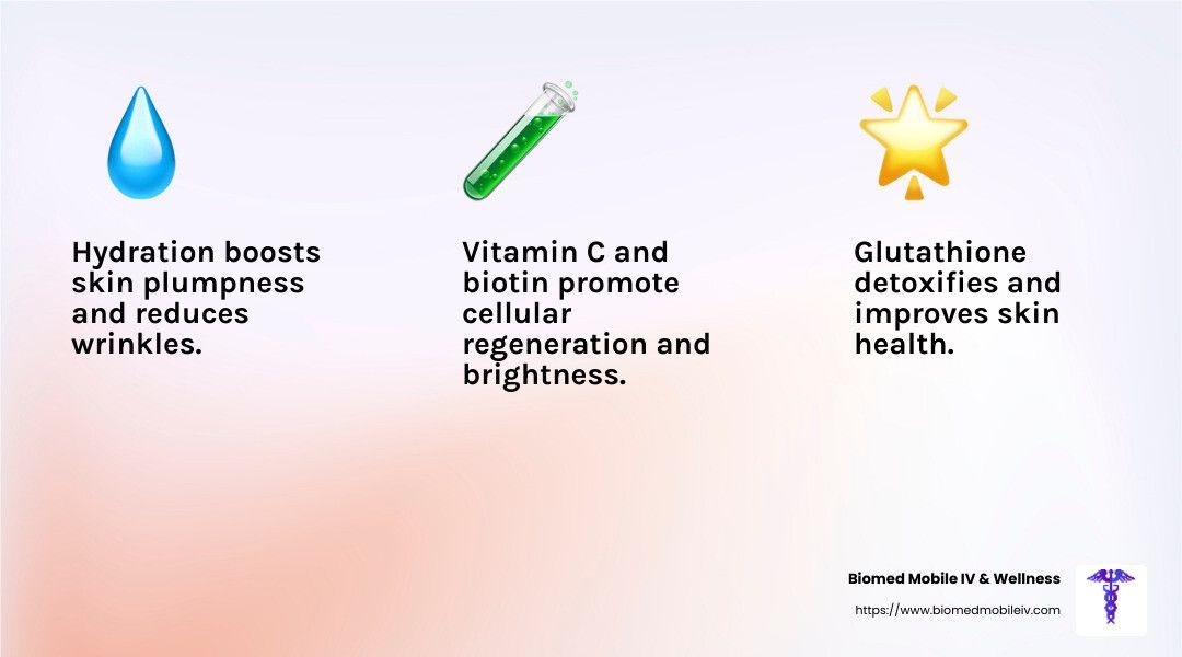 Hydration boosts skin plumpness and reduces wrinkles.