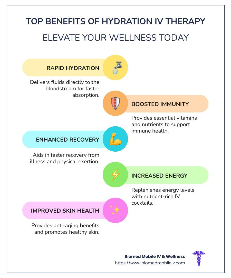 Top benefits of hydration iv therapy elevate your wellness today