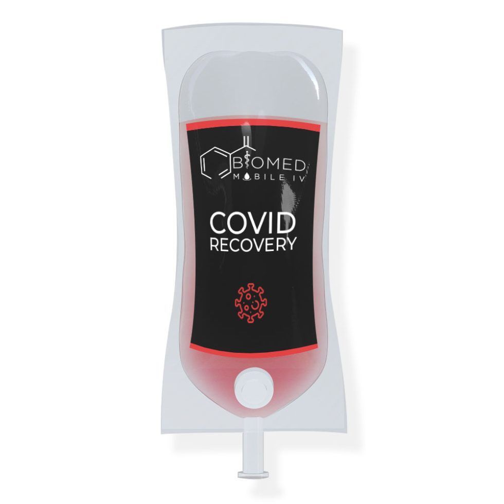 COVID recovery IV therapy drip bag
