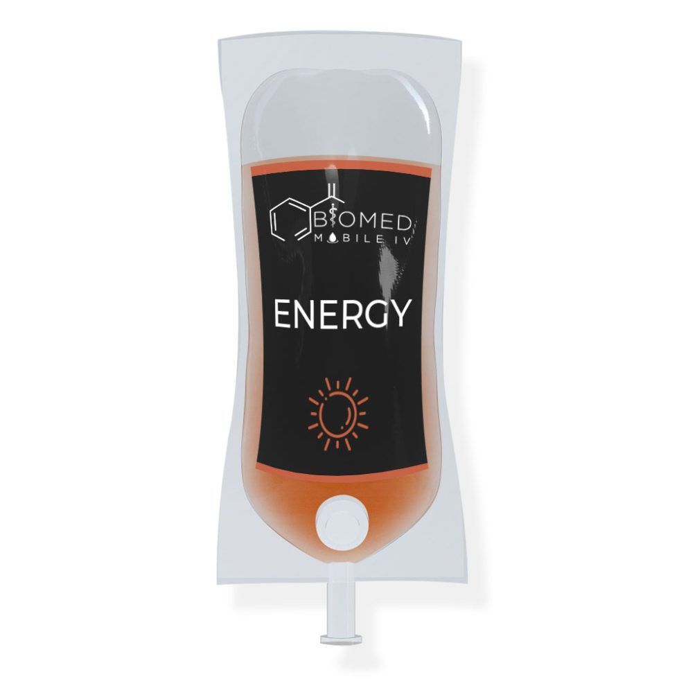 Energy IV therapy drip bag from biomed