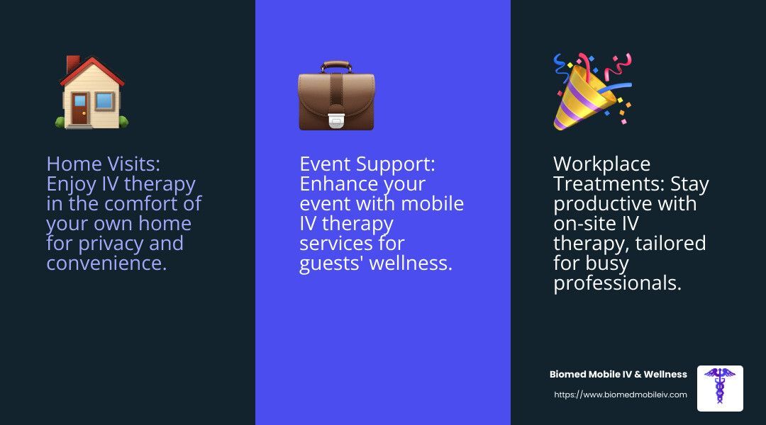 A blue poster with a house , briefcase , and confetti on it.