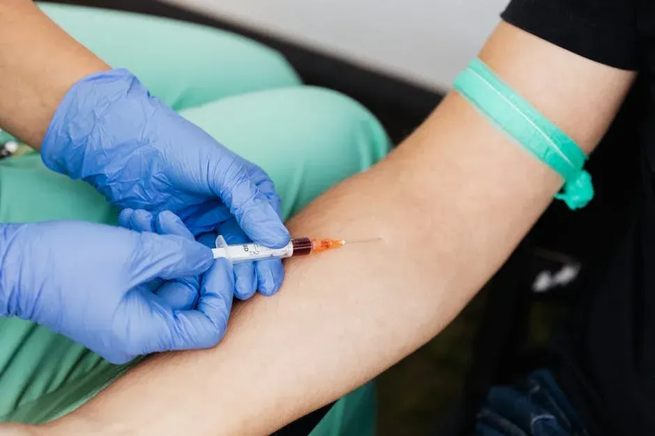 IV therapy injection administered by nurse at BioMed Mobile IV & Wellness in Colorado