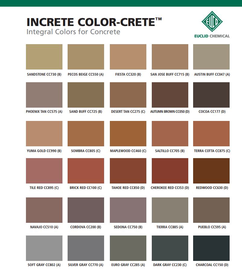 Increte Integral Color CreteI — Bethlehem, PA — 4 Winds Concrete Inc Increte Integral Color CreteI — Bethlehem, PA — 4 Winds Concrete Inc