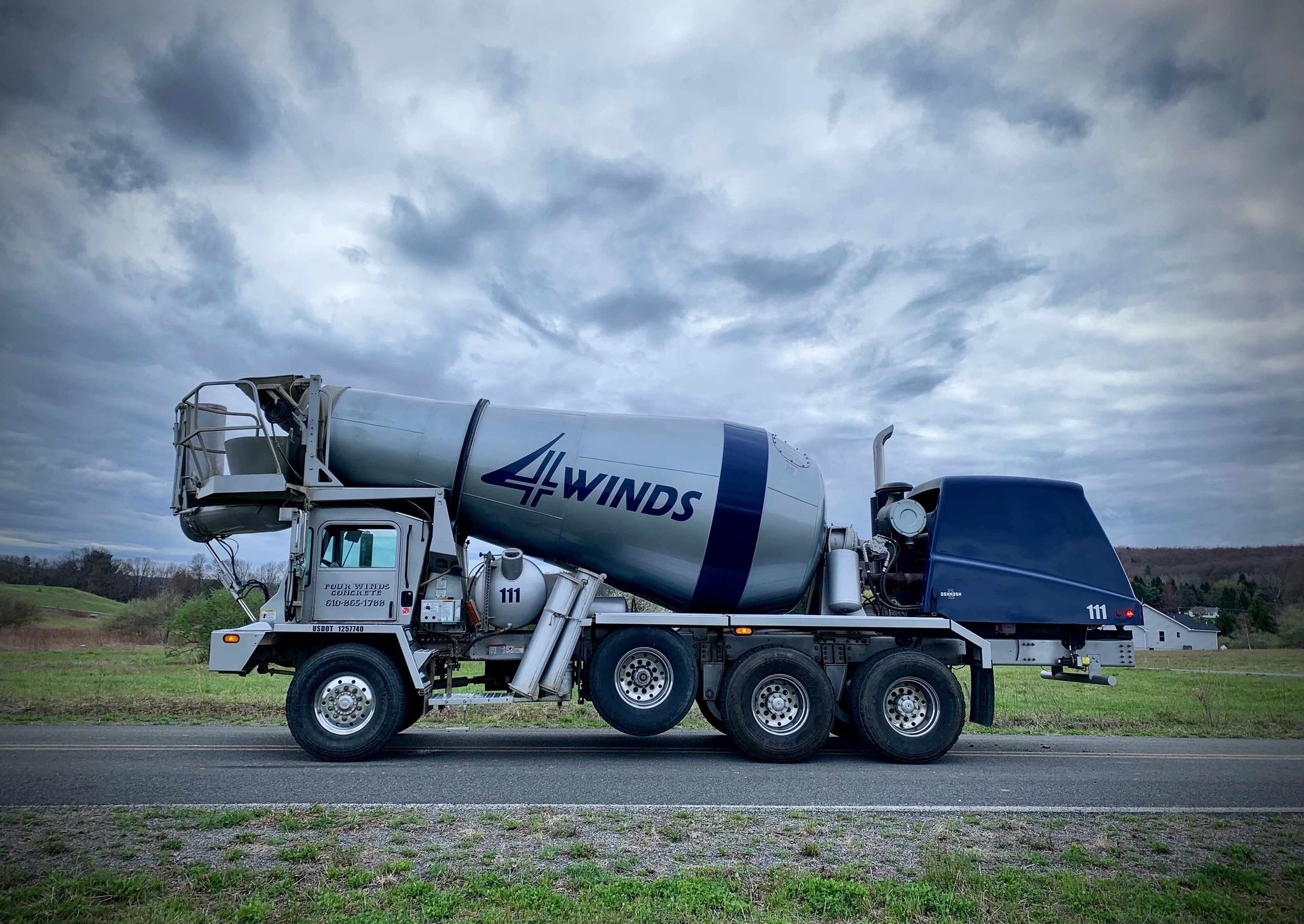 Commercial Concrete Truck — Bethlehem, PA — 4 Winds Concrete Inc