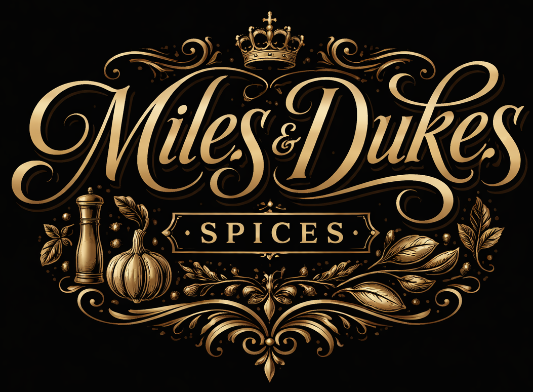 Miles and Dukes Spices Logo for