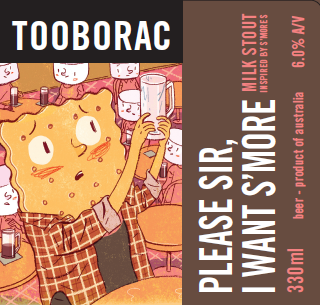 Beer label for