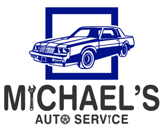 Michael's Auto Service logo: blue car inside a blue square, with text "Michael's" and "Auto Service" below. | Michael's Auto Service