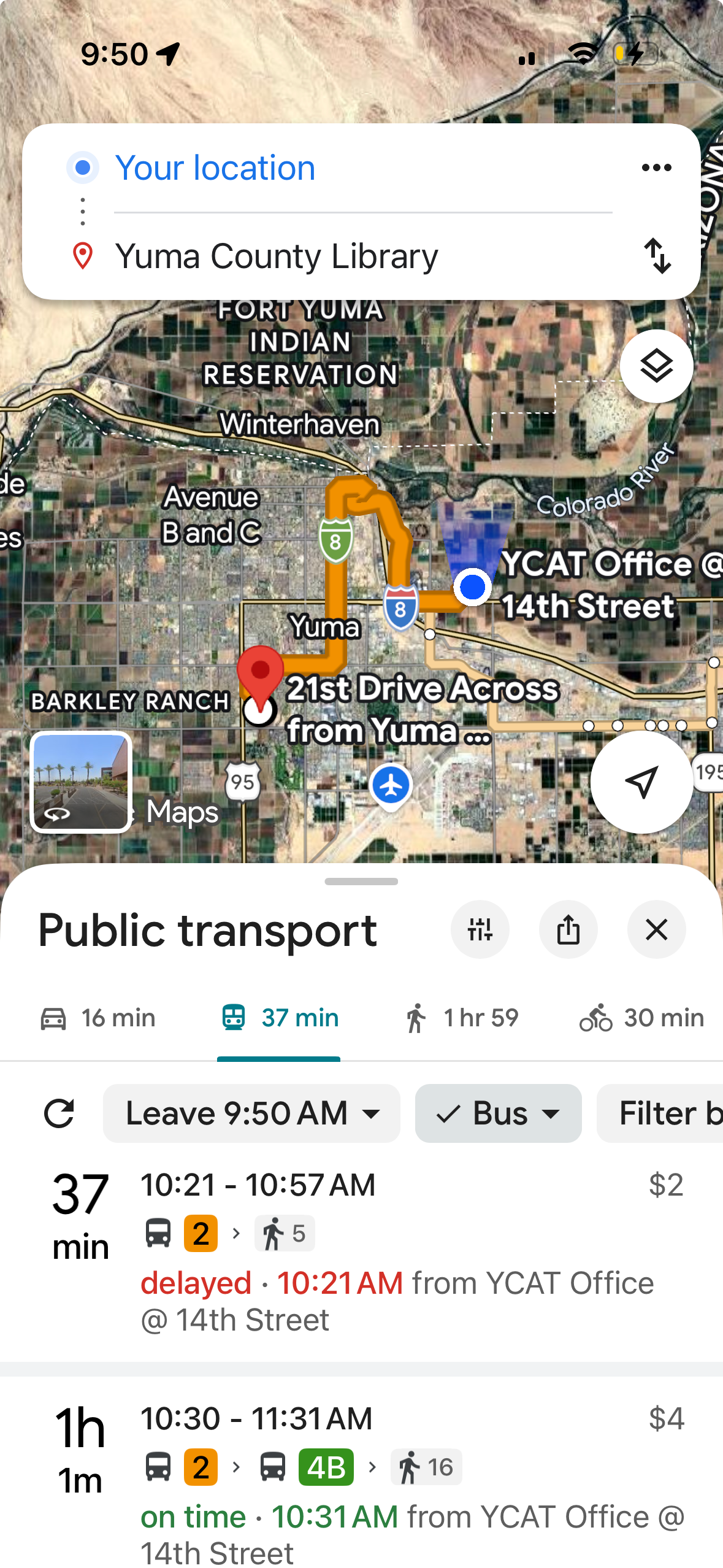 Google Maps Screenshot