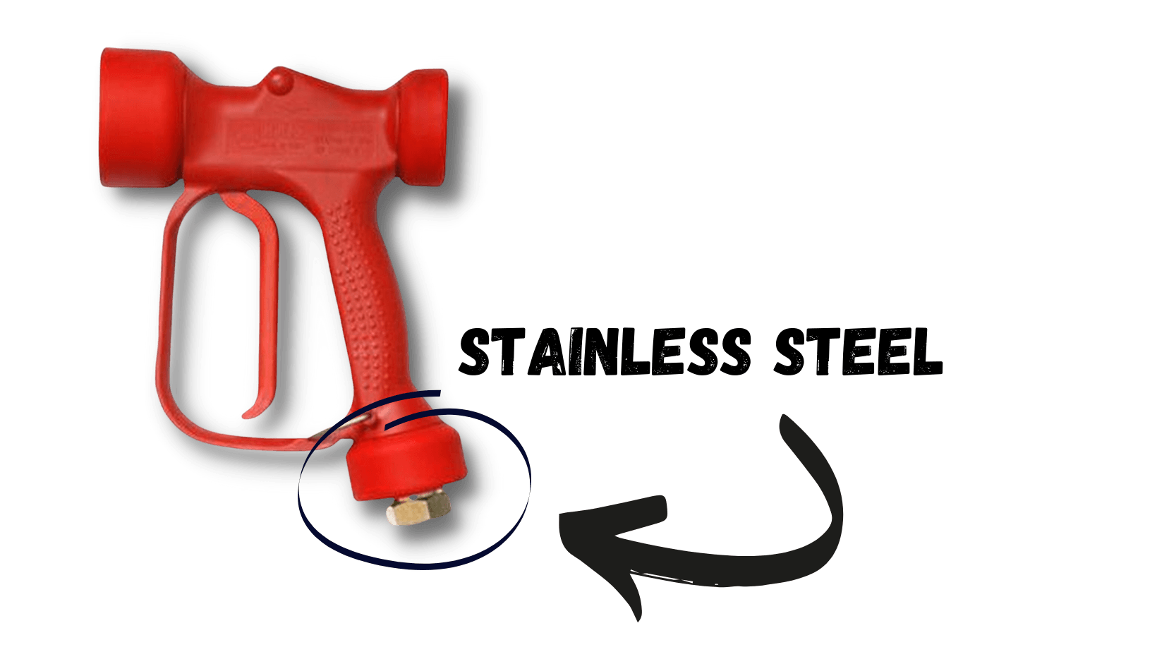 General Pump YG1635SR High Flow Rear Entry Wash Down Spray Gun Soft washing spray gun General Pump YG1635SR High Flow Rear Entry Wash Down Spray Gun