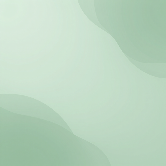 Abstract light green background with soft overlapping translucent curves