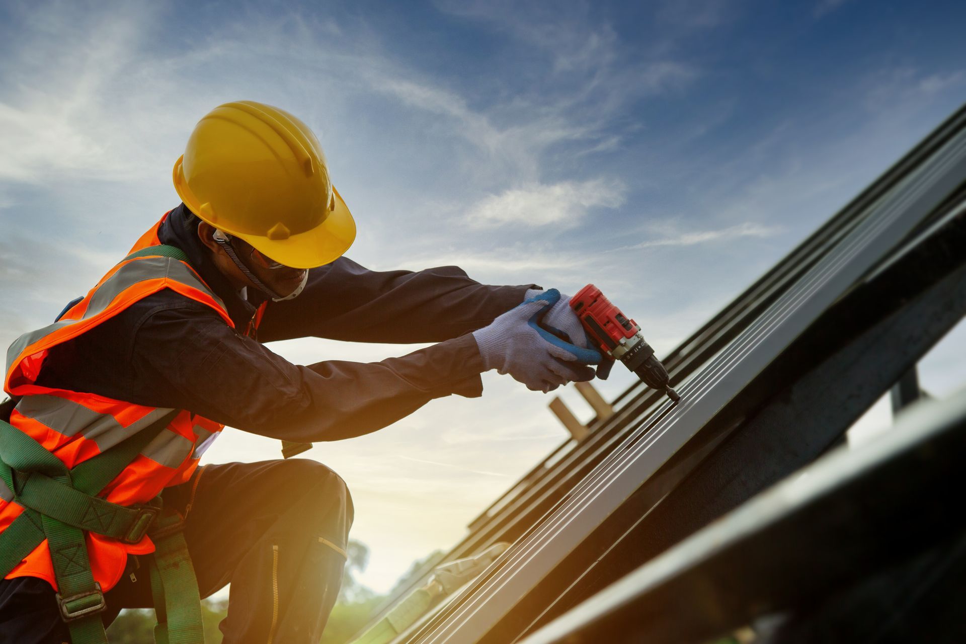 Drilling the roof