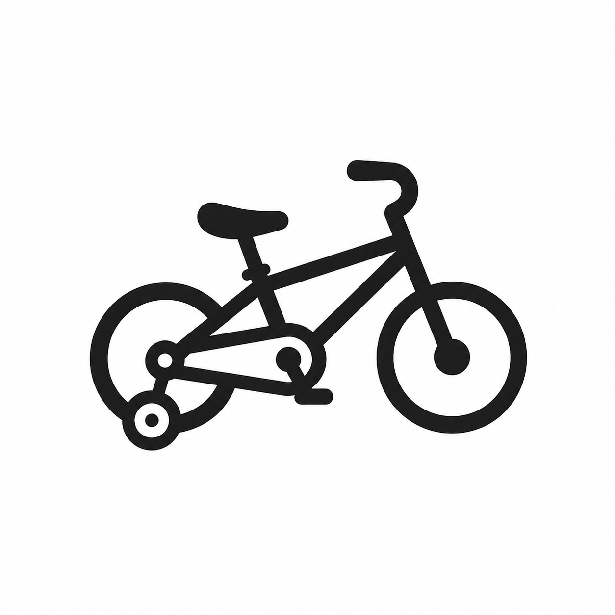 Blauwe elektrische fiets met bagagedrager achterop en een lage instap, in profiel afgebeeld op een witte achtergrond.