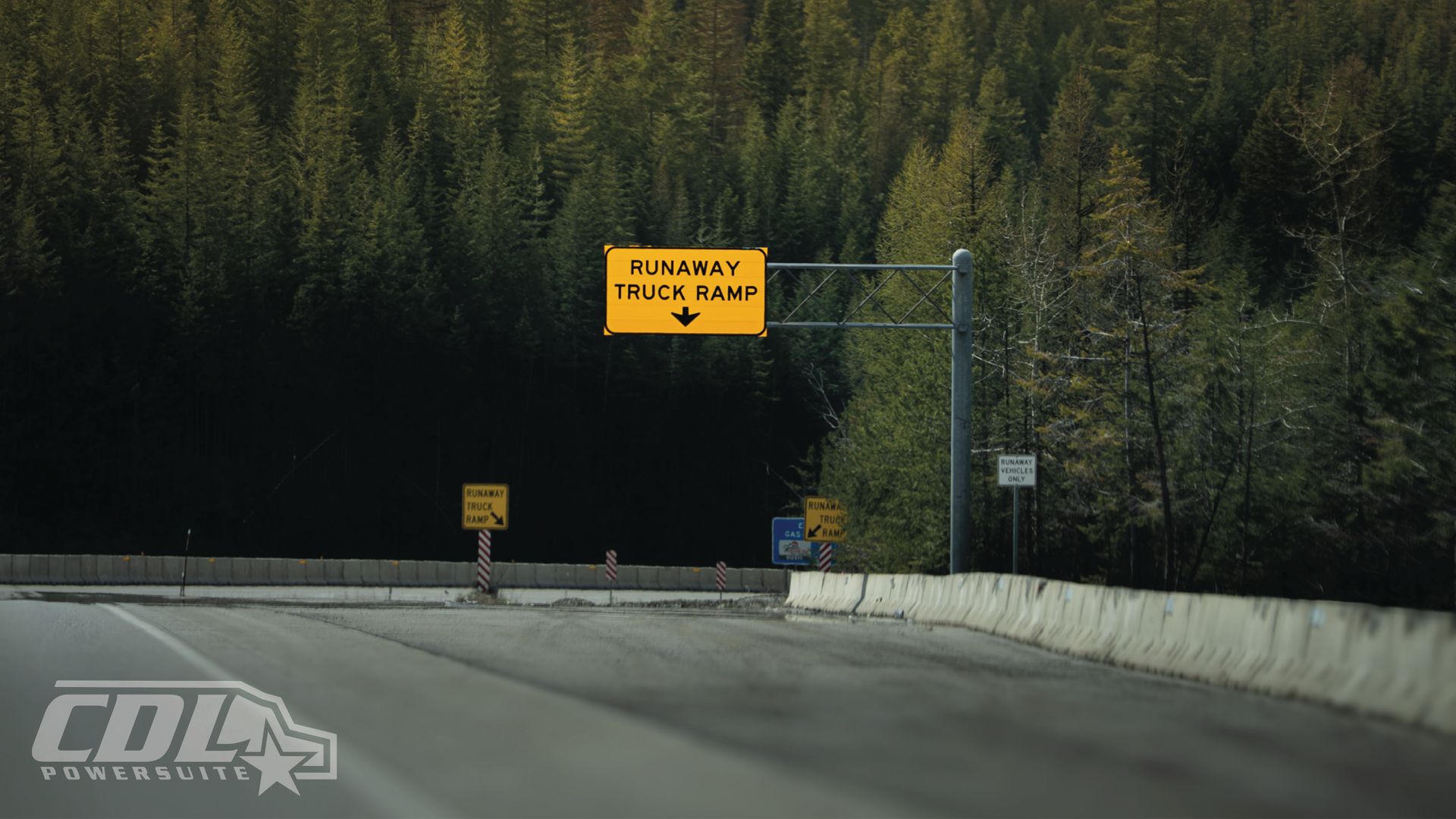 Runaway truck ramp montanta