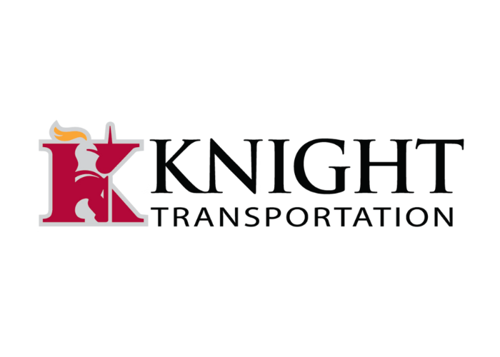 Knight Transportation logo with a red 