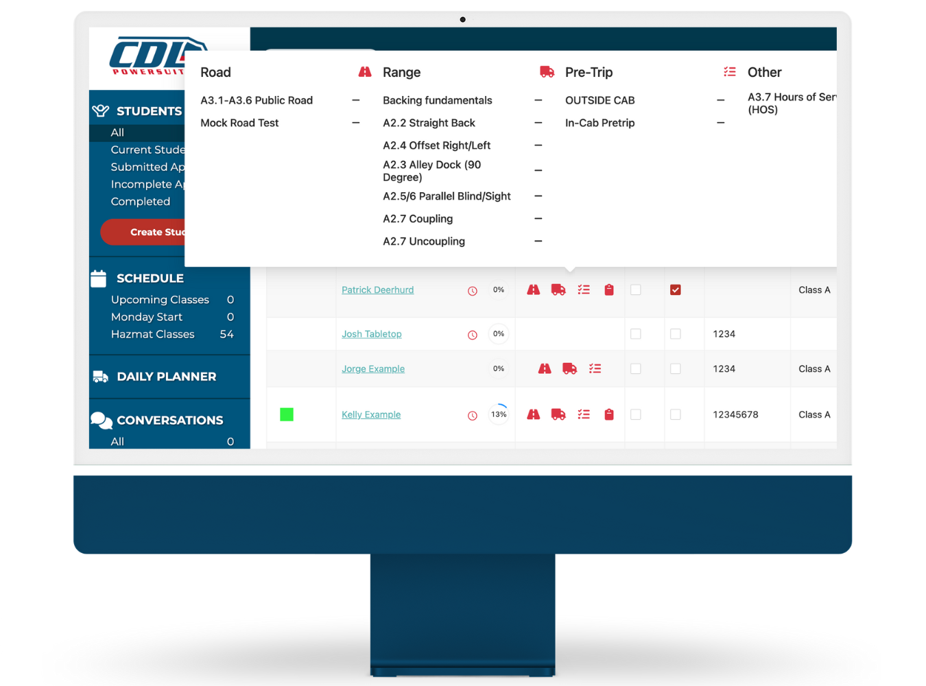 CDL admin dashboard