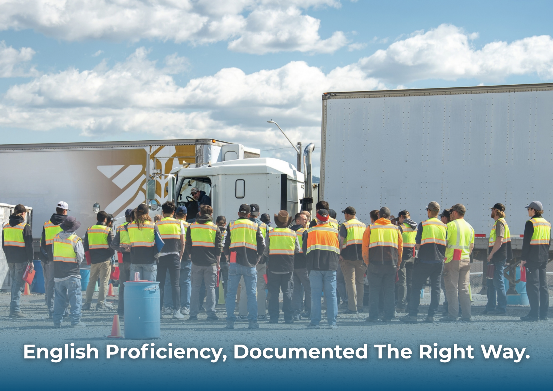 English proficiency, documented the right way. CDL PowerSuite