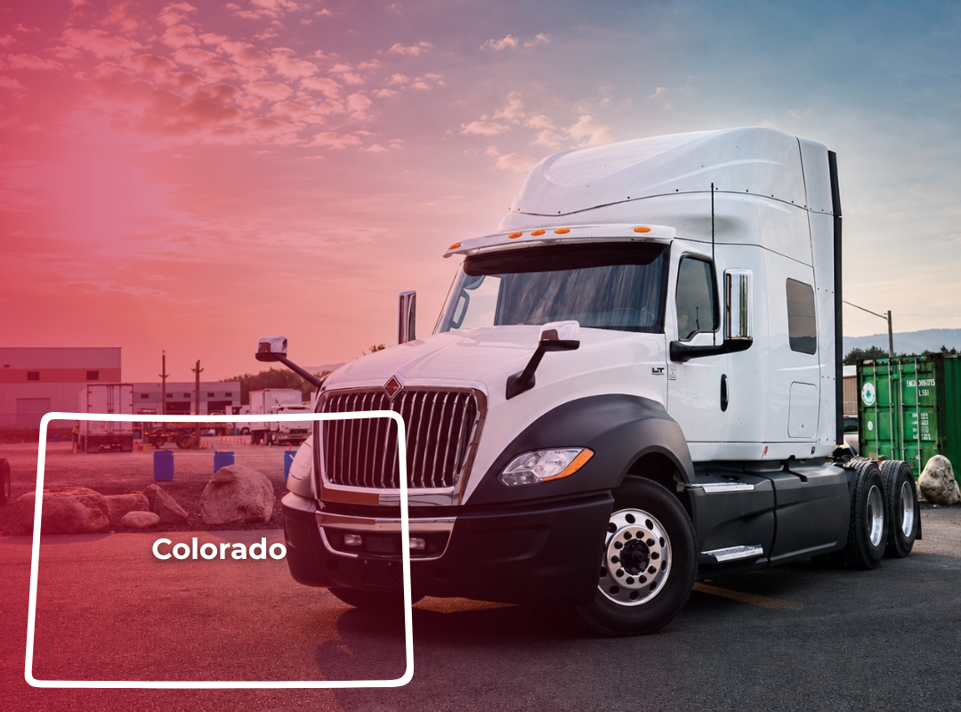 Close up of CDL Truck