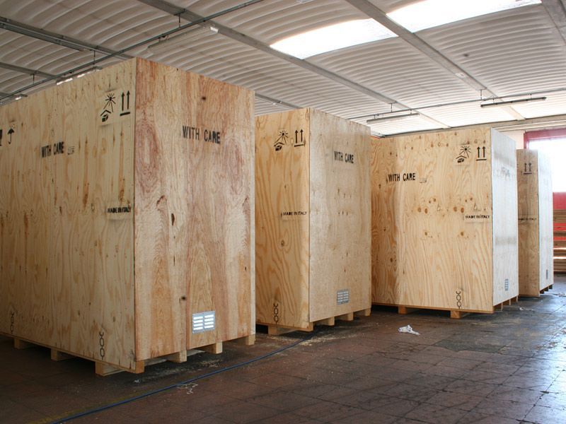 imballaggi industriali in legno