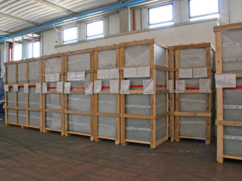 imballaggio in legno su misura