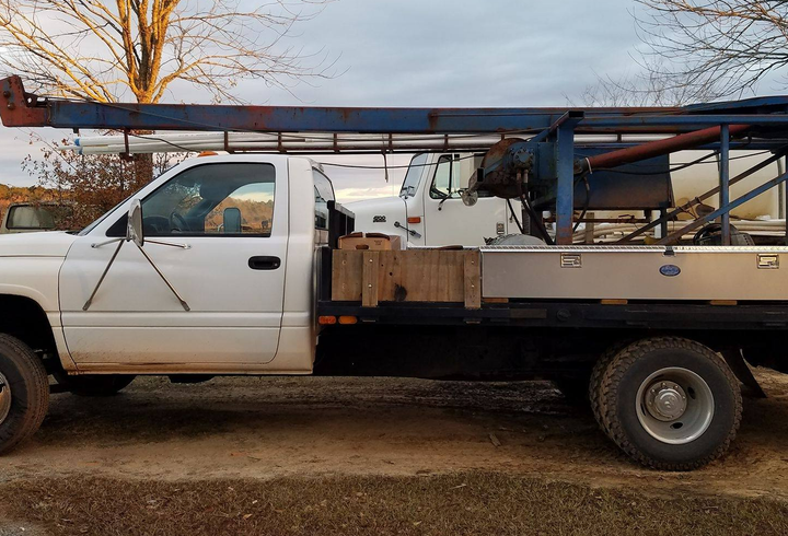 White truck — Elberta, AL — Elberta Pump Repair & Well Drilling, Inc. White truck — Elberta, AL — Elberta Pump Repair & Well Drilling, Inc.