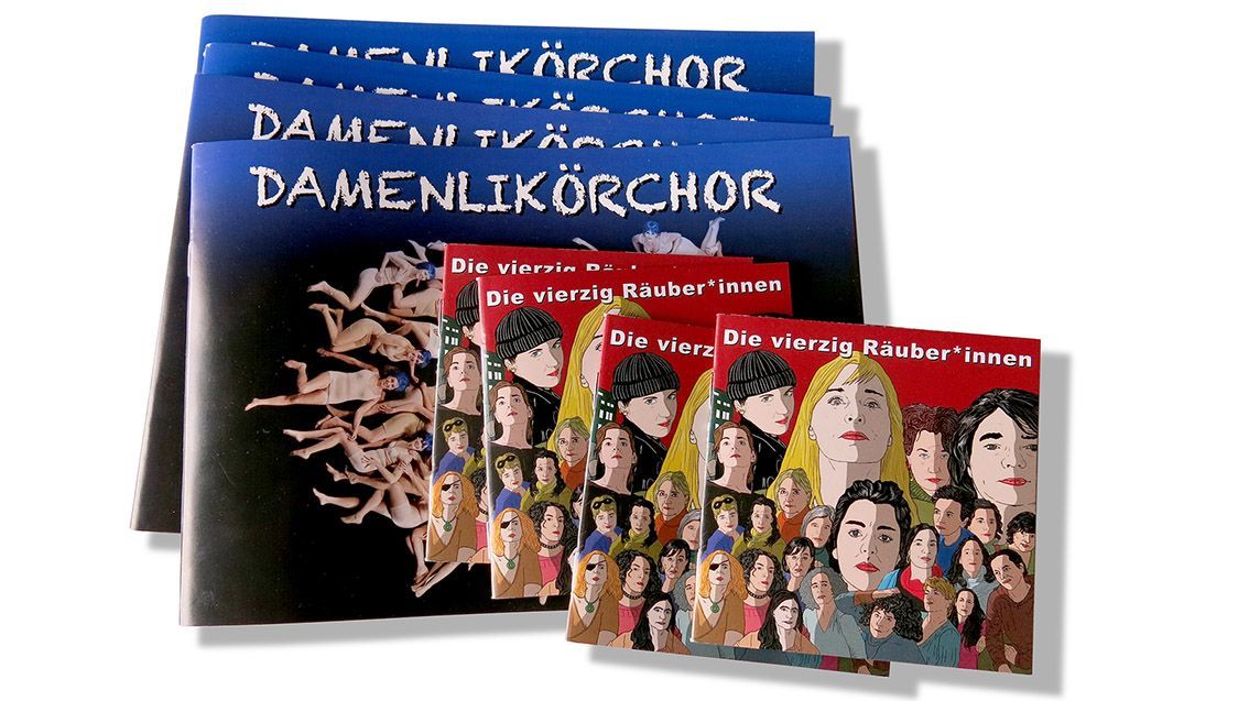 damenlikörchor, piccolo heft, die vierzig räuber*innen, damenlikoerchor
