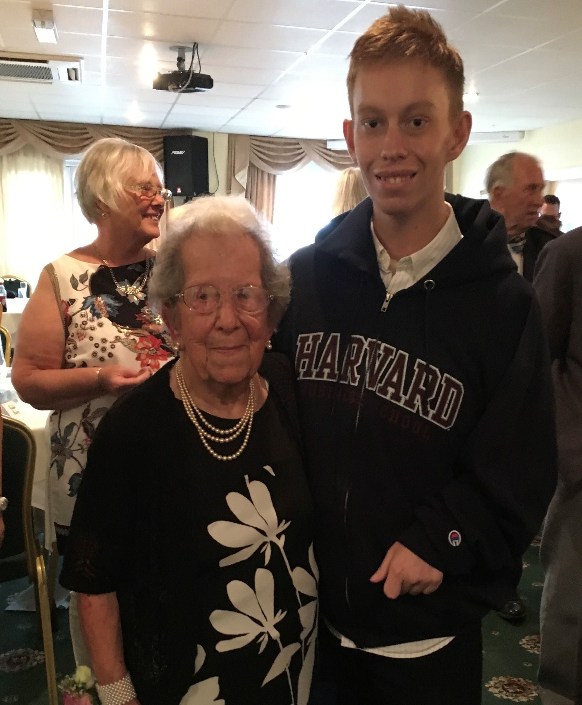 Rose with her great nephew Alistair, who has PWS
