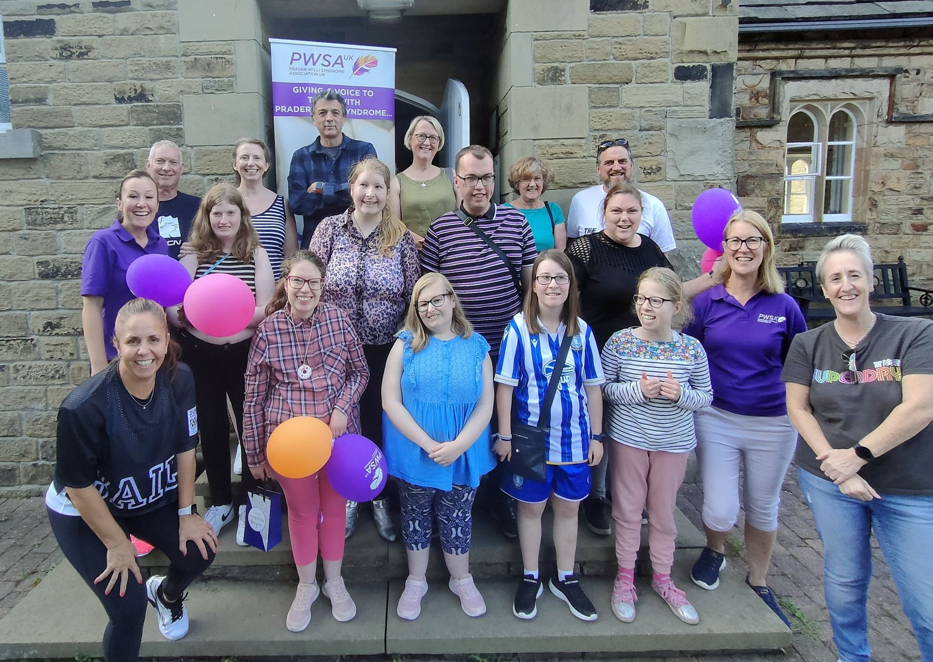 Photo of those attending a PWSA event in Yorkshire