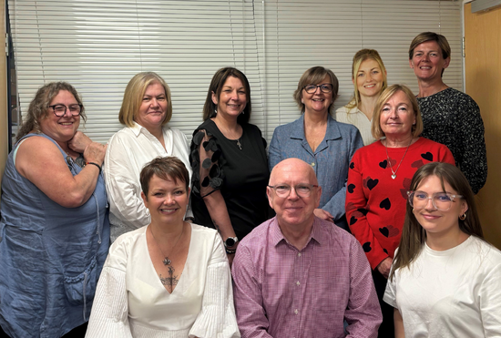 Members of the PWSA UK team