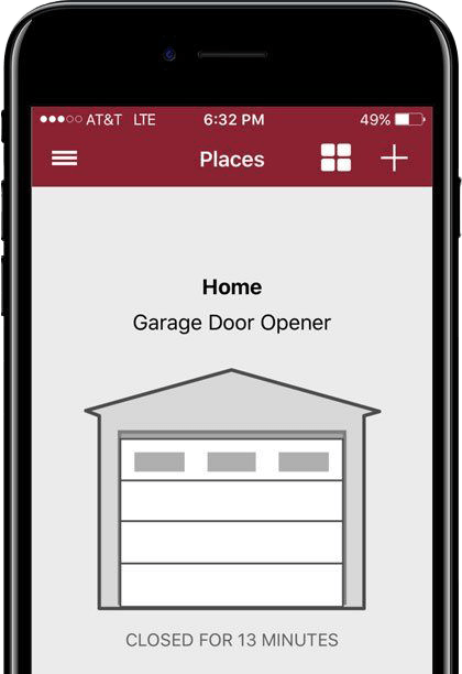 Garage door opener logo