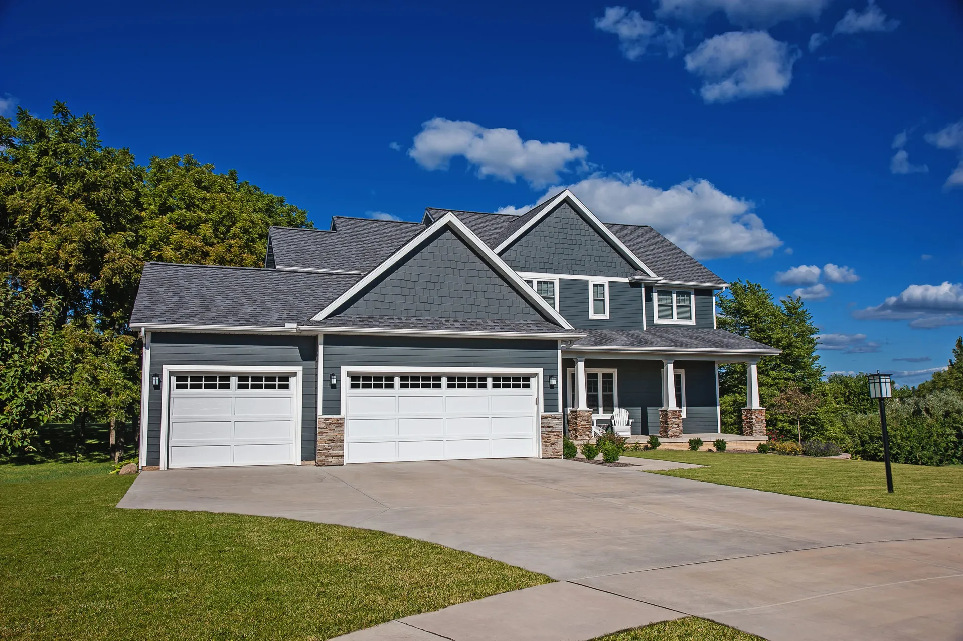 Overlay Recessed Panel Garage Doors