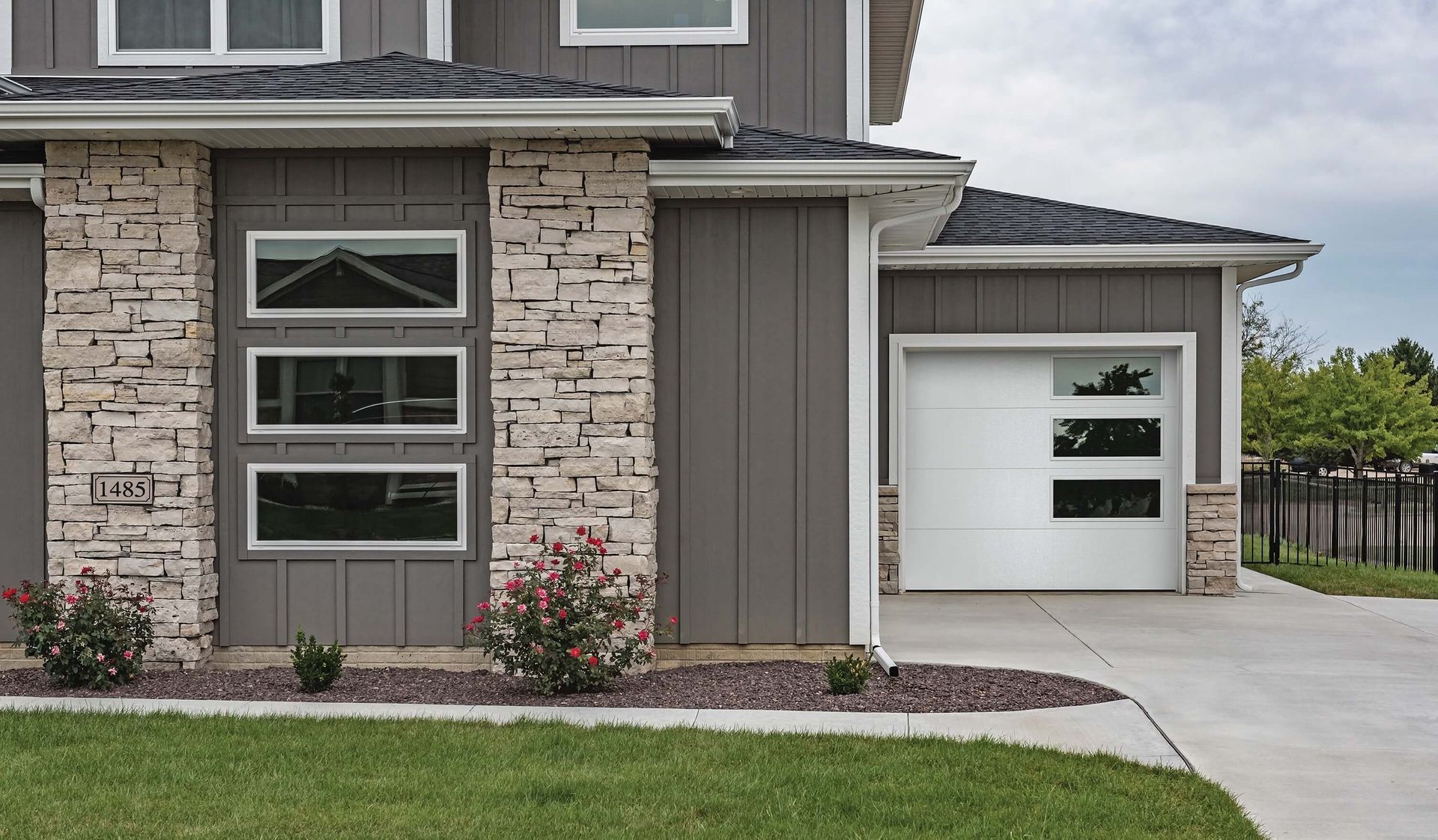 A skyline style C.H.I garage door.