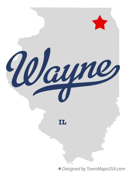 Village of Wayne logo.