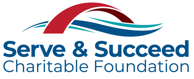 The logo for the serve and succeed charitable foundation