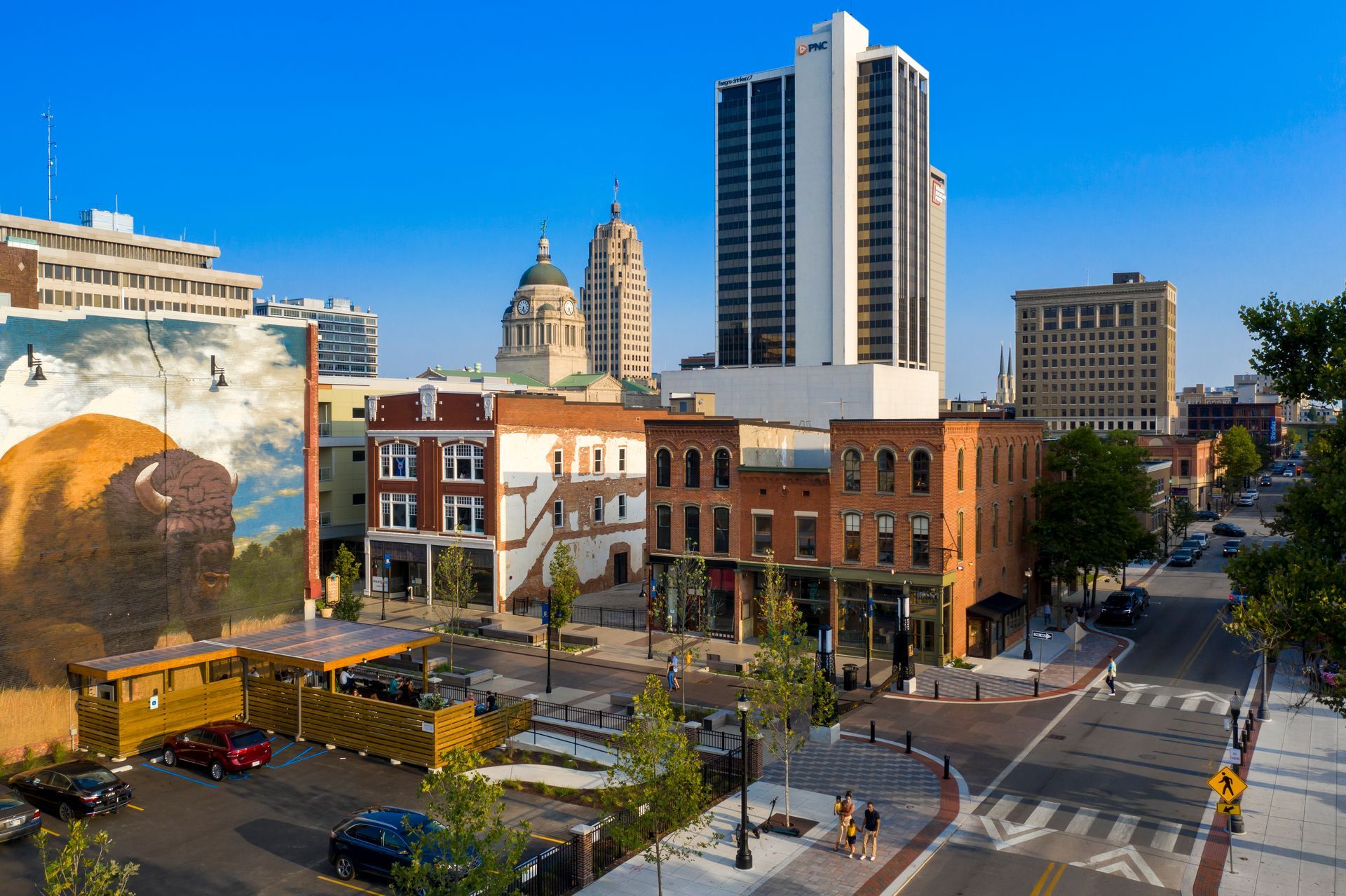 Fort Wayne skyline representing MovePro’s local moving services in Northeast Indiana