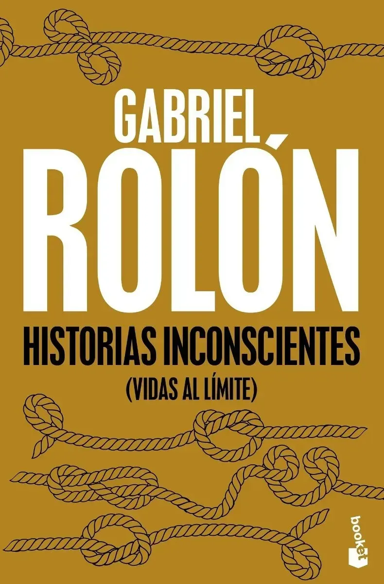Book cover on mustard background: Gabriel Rolón, 
