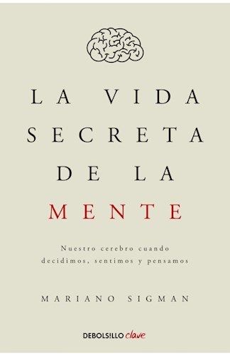 Portada del libro en color beige con el título “La vida secreta de la mente” y un pequeño icono de un cerebro.
