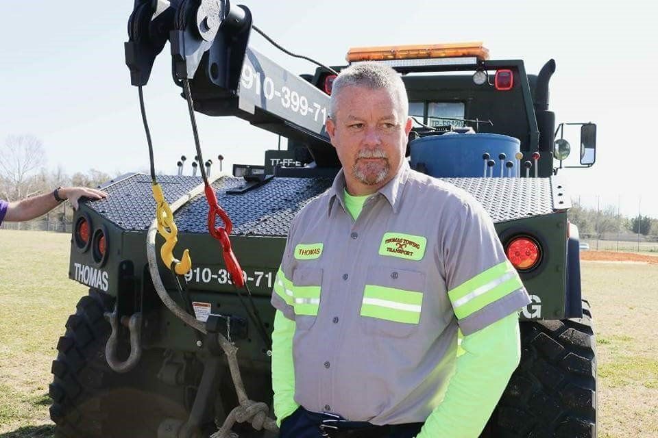 tow truck and men 1