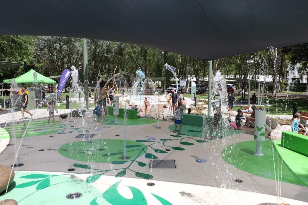 Shade Structure at Park — Professional Shade Sail Installation in Mooloolaba, QLD