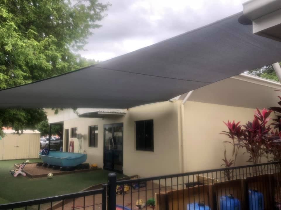 Back Area Shade Sail — Professional Shade Sail Installation in Mount Isa, QLD