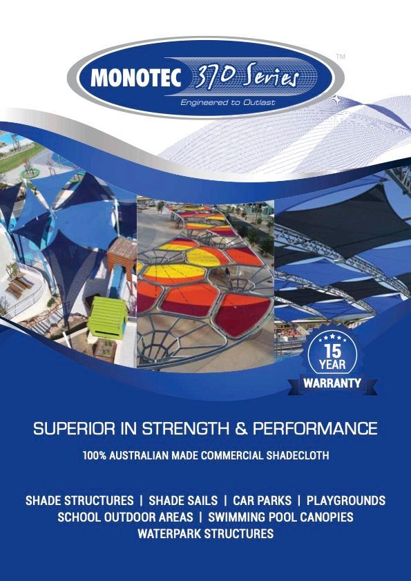 Brochure for Monotec — Professional Shade Sail Installation in Garbutt, QLD