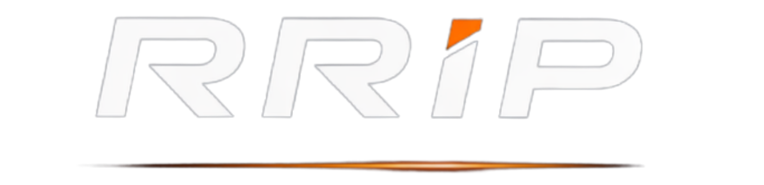 Logo with the white outlined text