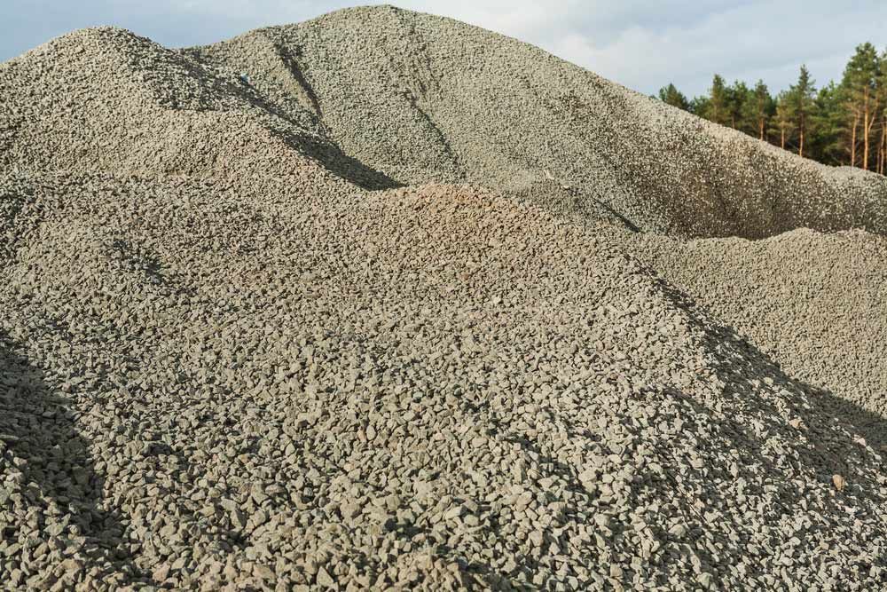 Pile of Gray Gravel with A Sloping Surface — Chooks Sand And Gravel In Moranbah, QLD