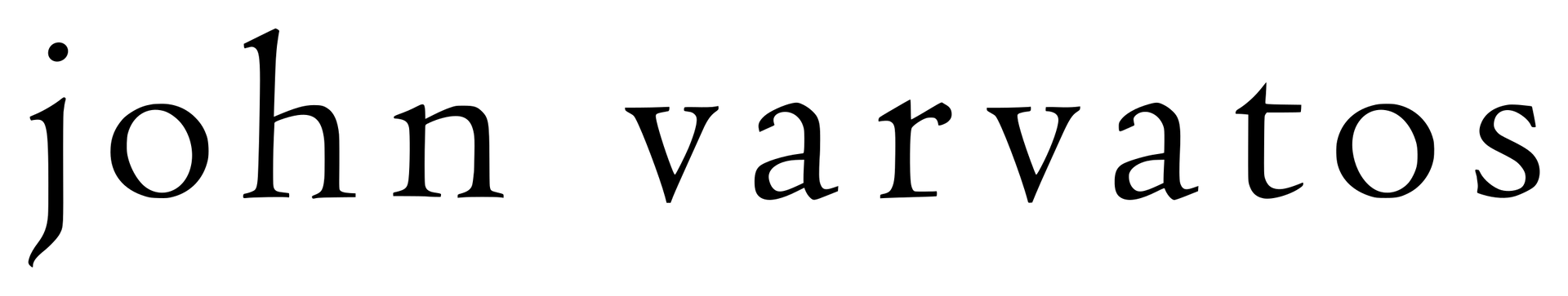 Black lowercase text reading “john varvatos” on a white background