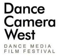 Dance Camera West logo with black text and small gray “Dance Media Film Festival” text below