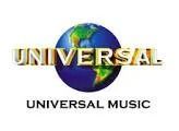 Universal Music logo with gold text over a blue and green globe on a white background
