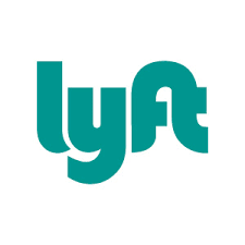 Lyft logo in teal on a white background